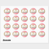 311 Ciao Bella Golden Divine Pink Fade Ronde Sticker (Vel)