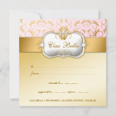 311-Ciao Bella Golden Divine Pink Gift Certificate (Achterkant)