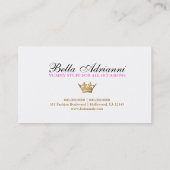 311 Ciao Bella Golden Divine PINK PINK Visitekaartje (Achterkant)