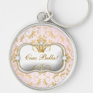 311 Ciao Bella Golden Divine Pink Sleutelhanger