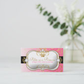 311-Ciao Bella Golden Divine Pink Visitekaartje (Staand voorkant)