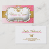311 Ciao Bella Golden Divine Pink Visitekaartje (Voorkant / Achterkant)