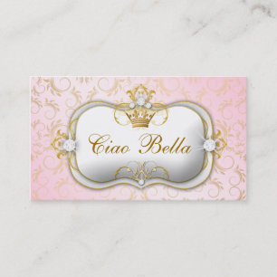311 Ciao Bella Golden Divine Pink Visitekaartje