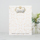 311 Ciao Bella Golden Divine Rich Black Briefhoofd Sjabloon (Staand voorkant)