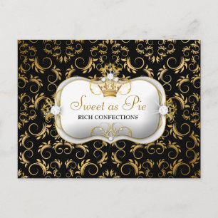 311 Ciao Bella Golden Divine Rich Black Briefkaart