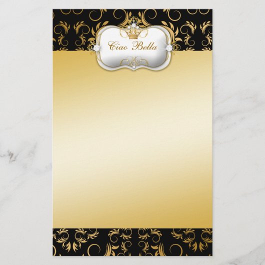 311 Ciao Bella Golden Divine Rich Briefpapier (Voorkant)