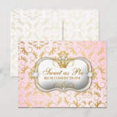 311 Ciao Bella Golden DivineRoze Briefkaart (Voorkant / Achterkant)