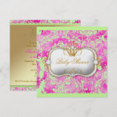 311 Ciao Bella HotPink Limoen  Chic Ice Paper Kaart (Voorkant / Achterkant)