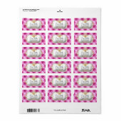 311 Ciao Bella Pink Tuft Etiket (Full Sheet)