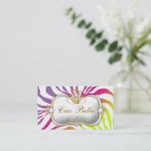 311 Ciao Bella Zebra Pink Purebred Sunset Visitekaartje (Staand voorkant)