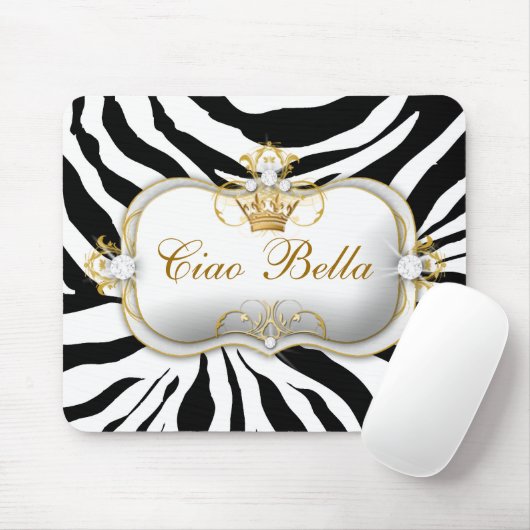 311 Ciao Bella Zebra Stripes Muismat (Met muis)