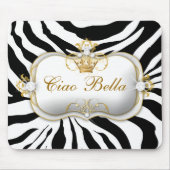 311 Ciao Bella Zebra Stripes Muismat (Voorkant)