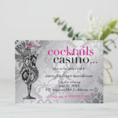 311 Cocktails en casino-kant Kaart (Staand voorkant)