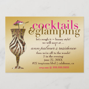 311 Cocktails & Glamping Gold Metallic Kaart