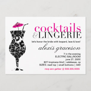 311 Cocktails & Lingerie Kaart