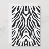 311 Cocktails & Spa-Zebra Kaart (Achterkant)