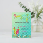 311 Cocktails Turquoise Kaart (Staand voorkant)