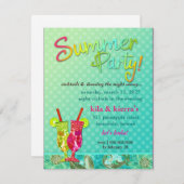 311 Cocktails Turquoise Kaart (Voorkant / Achterkant)