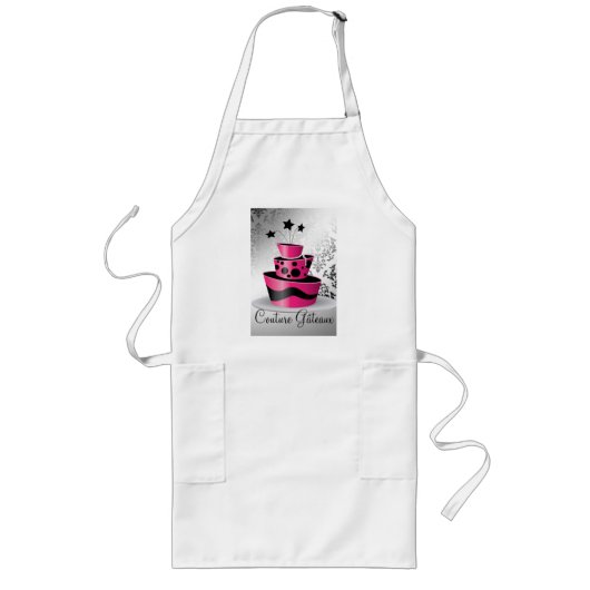 311 Couture Gâteaux Apron Lang Schort (Voorkant)