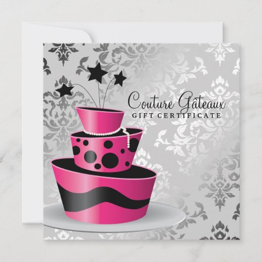 311 Couture Gâteaux Gift Certificate Hot Pink (Voorkant)