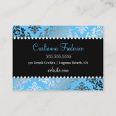 311 Couture Gâteaux Multi Blue Premium-parelpapier Visitekaartje (Achterkant)