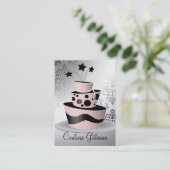 311 Couture Gâteaux Premium Pearl Paper Visitekaartje (Staand voorkant)