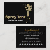 311 Cowgirl Spray Tans Visitekaartje (Voorkant / Achterkant)