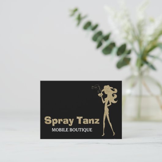 311 Cowgirl Spray Tans Visitekaartje (Staand voorkant)