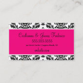 311 Cream Puff & Love Strawberry Damask Visitekaartje (Achterkant)