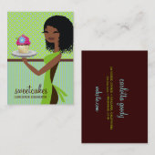 311 Cupcake Cutie Blue Green Visitekaartje (Voorkant / Achterkant)