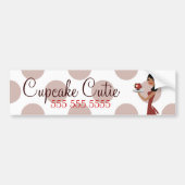 311 Cupcake Cutie Ethnic Red Bumpersticker (Voorkant)