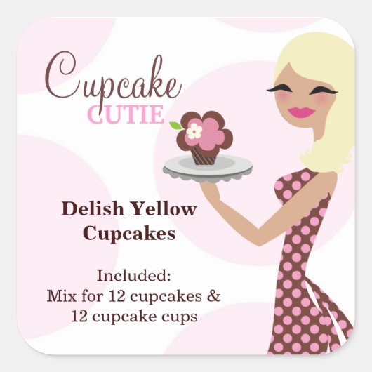 311 Cupcake Cutie licht blond label (Voorkant)