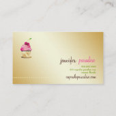 311-Cupcake Paradise Monogram Visitekaartje (Achterkant)
