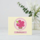 311-CUPPYCAKE CUTIE BRIEFKAART (Staand voorkant)
