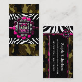 311-Custom Bow DivaD Visitekaartje (Voorkant / Achterkant)