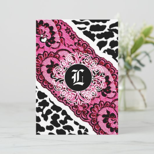 311-Custom Order Dina Kaart (Staand voorkant)