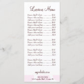 311 Daisy Cupcake Cutie Wavy Blonde Menu (Achterkant)