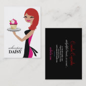 311 Daisy the Cupcake Cutie Red Visitekaartje (Voorkant / Achterkant)