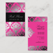 311 Damascus roze vlam achteraan Visitekaartje (Voorkant / Achterkant)