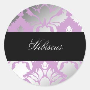 311-Damask Shimmer Lila Sticker