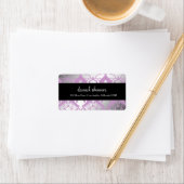 311-Damask Shimmer Paarse label (Insitu)