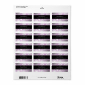 311-Damask Shimmer Paarse label (Full Sheet)