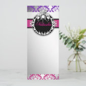 311-Damask Shimmer Paarse Radiance Programme Programmakaart (Staand voorkant)