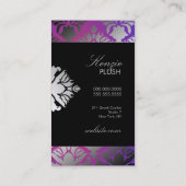 311 Damask Shimmer Paarse Radiance Programme Visitekaartje (Achterkant)