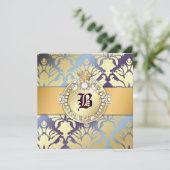 311 Damask Shimmer Queen Fab 50 Hydrangea Kaart (Staand voorkant)
