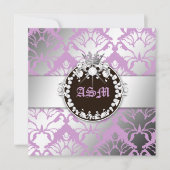 311-Damask Shimmer Queen Sweet Zestien Paars Kaart (Voorkant)