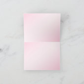 311 dankt het Gouden Goddelijke Roze van Ciao Bedankkaart (Binnen)