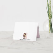 311 dankt het Gouden Goddelijke Roze van Ciao Bedankkaart (Achterkant)