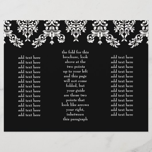311 Dashing Damask Black Brochure (Voorkant)