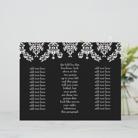 311 Dashing Damask Black Brochure (Staand voorkant)